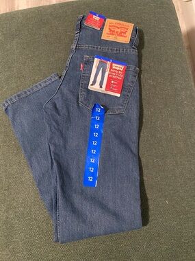 Levi's Boys Slim Flex Jeans in Medium Blue